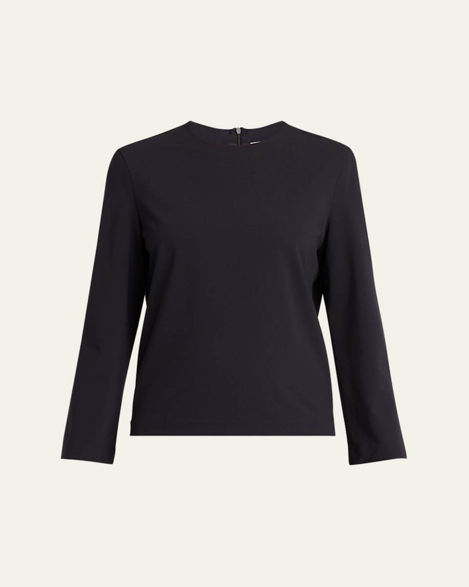 Azalea Long Sleeve Scuba Top